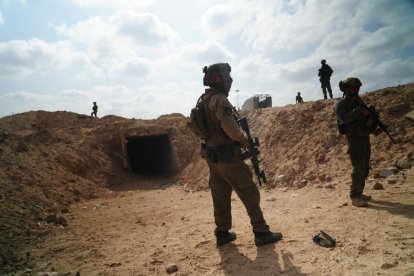 Israeli soldiers in Gaza