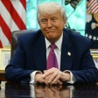 Trump en el Salón Oval/ Jim Watson