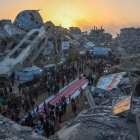 Escombros en la Franja de Gaza/ Omar AL-QATTAA